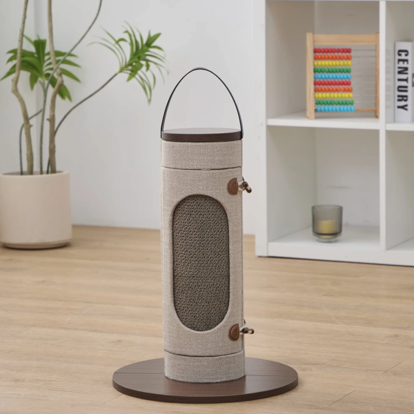 Refillable Corrugated Cardboard Cat Scratcher